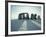 Stonehenge, Unesco World Heritage Site, in Winter Snow, Wiltshire, England, United Kingdom, Europe-Adam Woolfitt-Framed Photographic Print