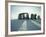 Stonehenge, Unesco World Heritage Site, in Winter Snow, Wiltshire, England, United Kingdom, Europe-Adam Woolfitt-Framed Photographic Print