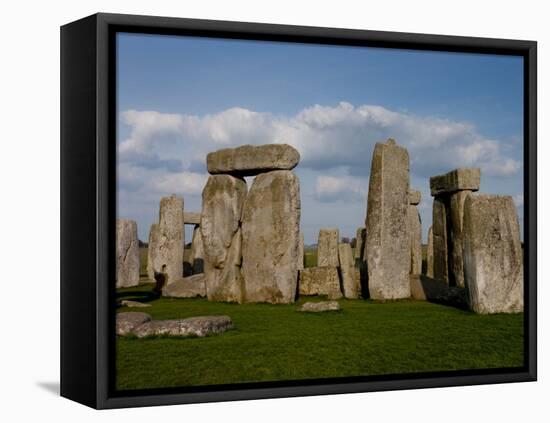 Stonehenge, UNESCO World Heritage Site, Wiltshire, England, United Kingdom, Europe-Charles Bowman-Framed Premier Image Canvas