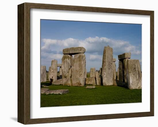 Stonehenge, UNESCO World Heritage Site, Wiltshire, England, United Kingdom, Europe-Charles Bowman-Framed Photographic Print