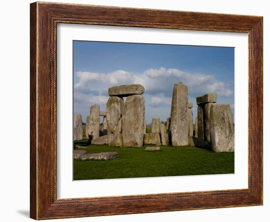 Stonehenge, UNESCO World Heritage Site, Wiltshire, England, United Kingdom, Europe-Charles Bowman-Framed Photographic Print