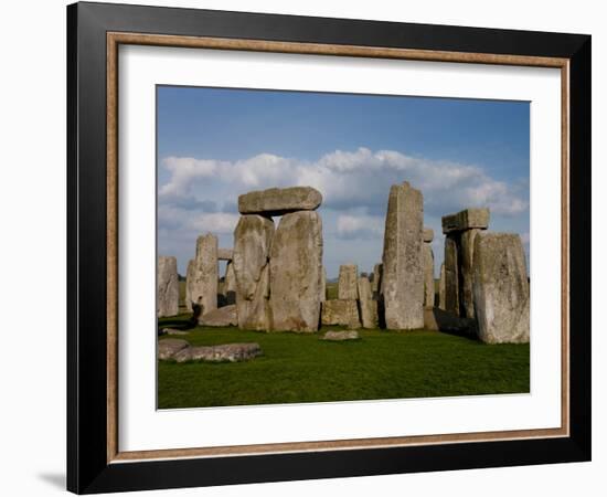 Stonehenge, UNESCO World Heritage Site, Wiltshire, England, United Kingdom, Europe-Charles Bowman-Framed Photographic Print