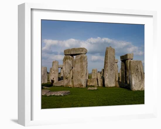 Stonehenge, UNESCO World Heritage Site, Wiltshire, England, United Kingdom, Europe-Charles Bowman-Framed Photographic Print