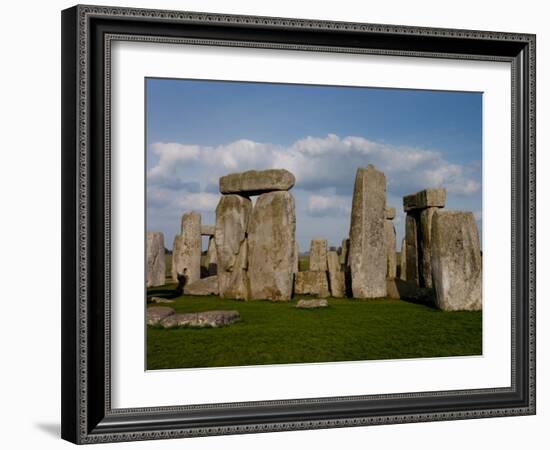 Stonehenge, UNESCO World Heritage Site, Wiltshire, England, United Kingdom, Europe-Charles Bowman-Framed Photographic Print