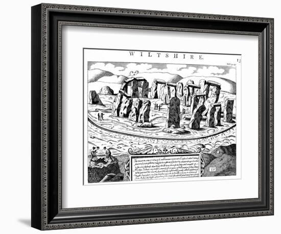 Stonehenge, Wiltshire, 18th Century-null-Framed Giclee Print