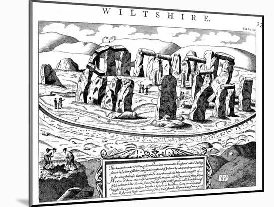 Stonehenge, Wiltshire, 18th Century-null-Mounted Giclee Print
