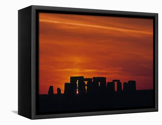 Stonehenge, Wiltshire, England-Rex Butcher-Framed Premier Image Canvas