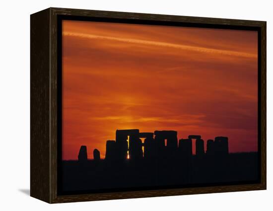 Stonehenge, Wiltshire, England-Rex Butcher-Framed Premier Image Canvas