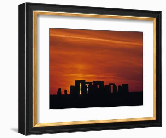 Stonehenge, Wiltshire, England-Rex Butcher-Framed Photographic Print