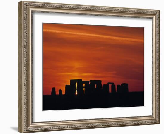 Stonehenge, Wiltshire, England-Rex Butcher-Framed Photographic Print