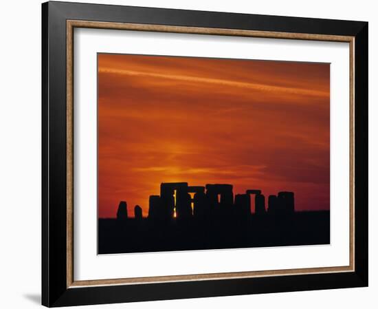 Stonehenge, Wiltshire, England-Rex Butcher-Framed Photographic Print