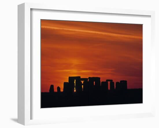 Stonehenge, Wiltshire, England-Rex Butcher-Framed Photographic Print