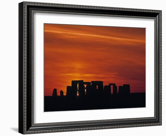 Stonehenge, Wiltshire, England-Rex Butcher-Framed Photographic Print