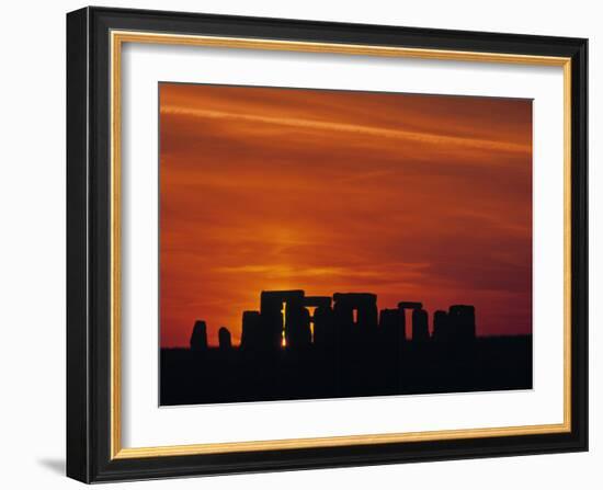 Stonehenge, Wiltshire, England-Rex Butcher-Framed Photographic Print