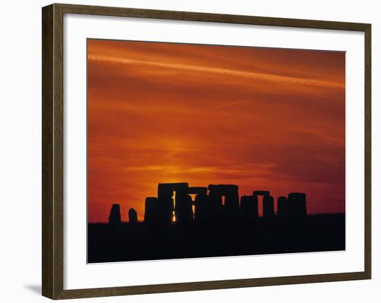 Stonehenge, Wiltshire, England-Rex Butcher-Framed Photographic Print