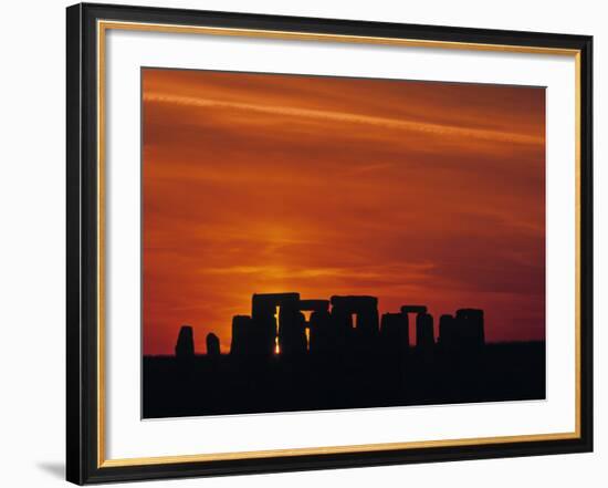 Stonehenge, Wiltshire, England-Rex Butcher-Framed Photographic Print