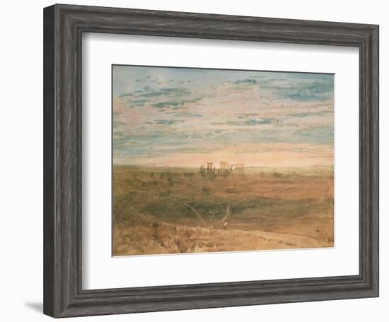 Stonehenge-JMW Turner-Framed Giclee Print