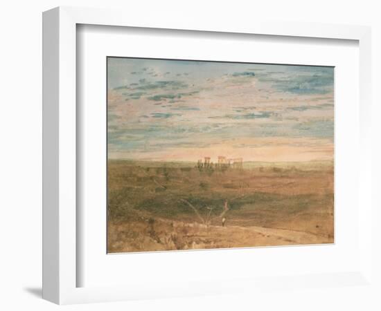 Stonehenge-JMW Turner-Framed Giclee Print