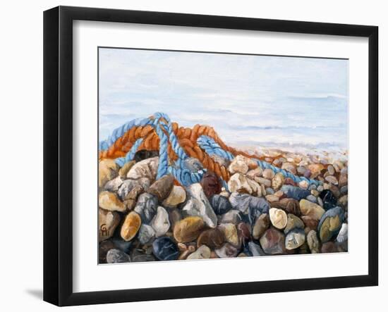 Stones and Ropes-Cristiana Angelini-Framed Giclee Print