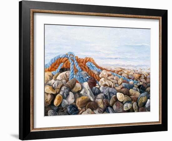 Stones and Ropes-Cristiana Angelini-Framed Giclee Print