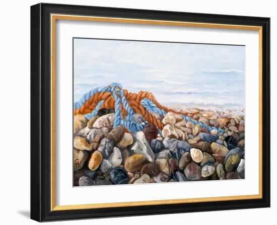 Stones and Ropes-Cristiana Angelini-Framed Giclee Print