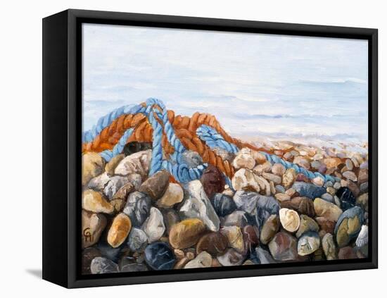 Stones and Ropes-Cristiana Angelini-Framed Premier Image Canvas