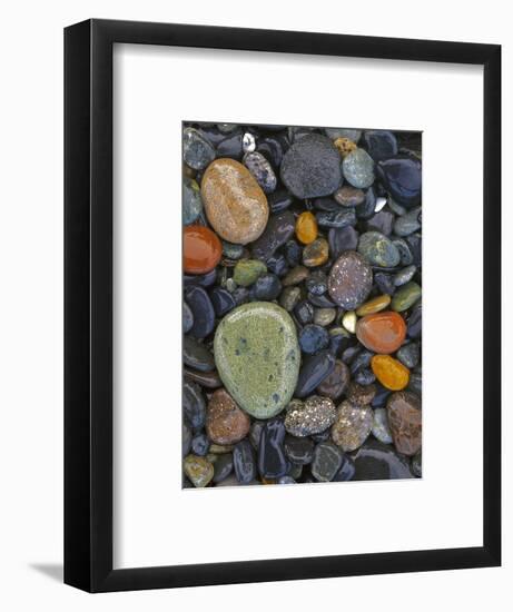 Stones, Lopez Island, Agate Beach County, Washington, USA-Charles Gurche-Framed Photographic Print