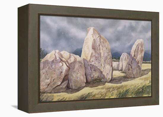 Stones of Castlerigg, Cumbria, 1984-Evangeline Dickson-Framed Premier Image Canvas