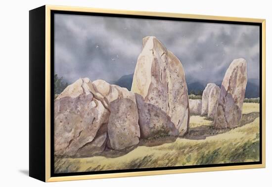 Stones of Castlerigg, Cumbria, 1984-Evangeline Dickson-Framed Premier Image Canvas