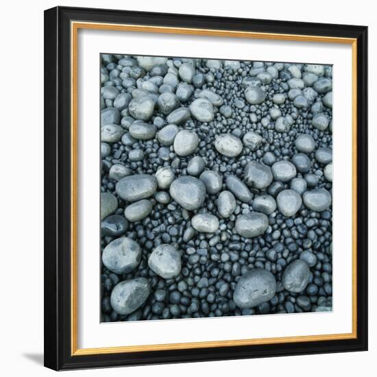 Stones on a Shore-Micha Pawlitzki-Framed Photographic Print