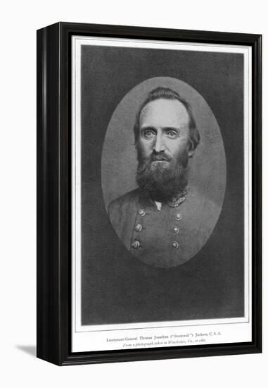 Stonewall Jackson Photo-null-Framed Premier Image Canvas