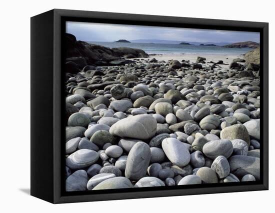 Stony Beach on Knoydart Peninsula, Western Scotland-Pete Cairns-Framed Premier Image Canvas