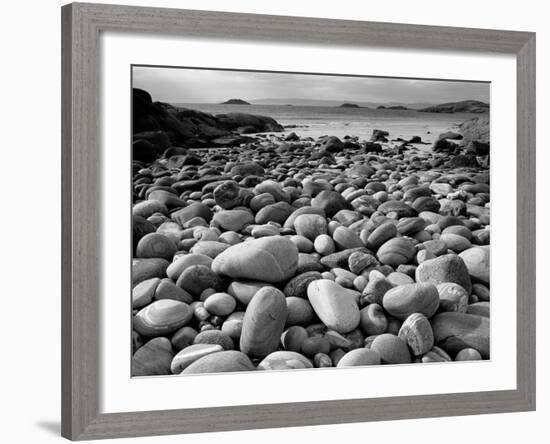 Stony Beach on Knoydart Peninsula, Western Scotland-Pete Cairns-Framed Photographic Print