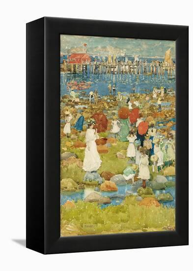 Stony Beach-Maurice Brazil Prendergast-Framed Premier Image Canvas