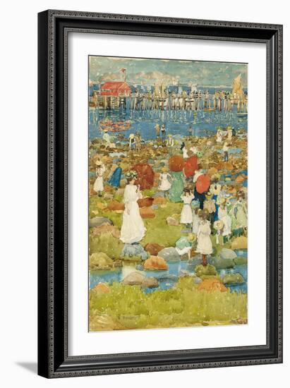 Stony Beach-Maurice Brazil Prendergast-Framed Premium Giclee Print