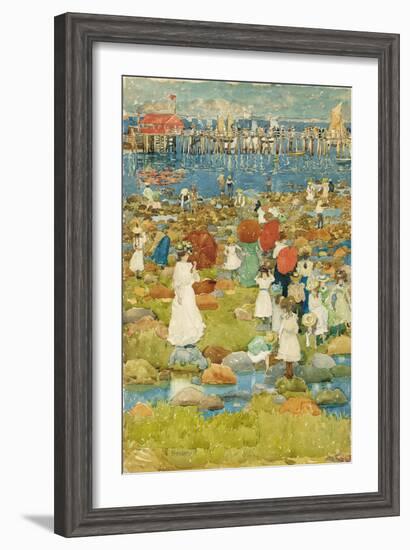 Stony Beach-Maurice Brazil Prendergast-Framed Giclee Print