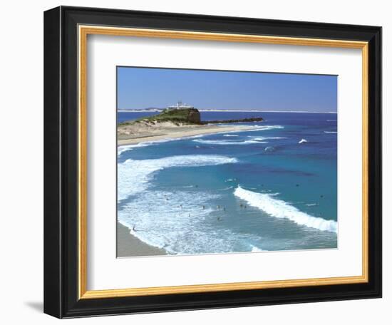 Stony Point Beach, Newcastle, New South Wales, Australia-Walter Bibikow-Framed Photographic Print