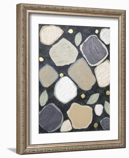 Stony Riverbed II-Jade Reynolds-Framed Art Print