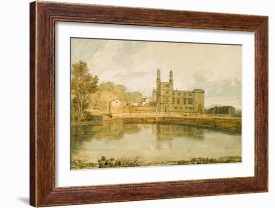 Stonyhurst Hall, 1799-J. M. W. Turner-Framed Giclee Print