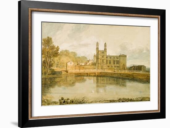 Stonyhurst Hall, 1799-J. M. W. Turner-Framed Giclee Print