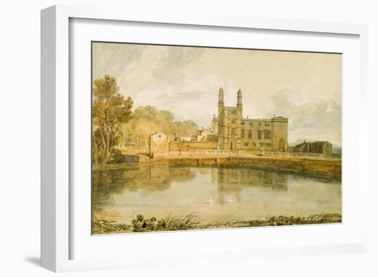 Stonyhurst Hall, 1799-J. M. W. Turner-Framed Giclee Print