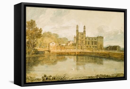 Stonyhurst Hall, 1799-J. M. W. Turner-Framed Premier Image Canvas