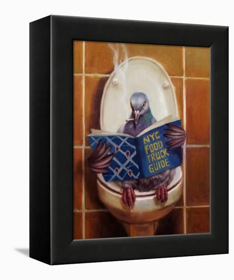 Stool Pigeon-Lucia Heffernan-Framed Stretched Canvas