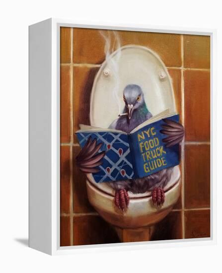 Stool Pigeon-Lucia Heffernan-Framed Stretched Canvas