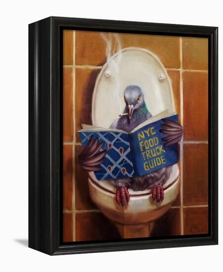 Stool Pigeon-Lucia Heffernan-Framed Stretched Canvas