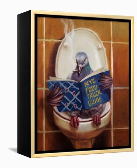 Stool Pigeon-Lucia Heffernan-Framed Stretched Canvas