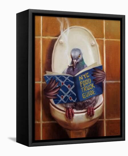 Stool Pigeon-Lucia Heffernan-Framed Stretched Canvas