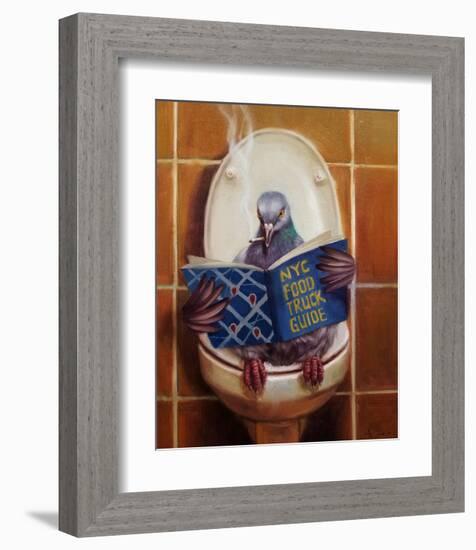 Stool Pigeon-Lucia Heffernan-Framed Art Print