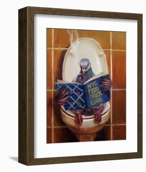 Stool Pigeon-Lucia Heffernan-Framed Art Print