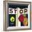 Stop Apple Crate Label - Cutler, CA-Lantern Press-Framed Art Print